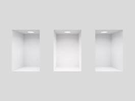 שילוב תאורה ונישות בקיר גבס למראה מודרני ומעוצב